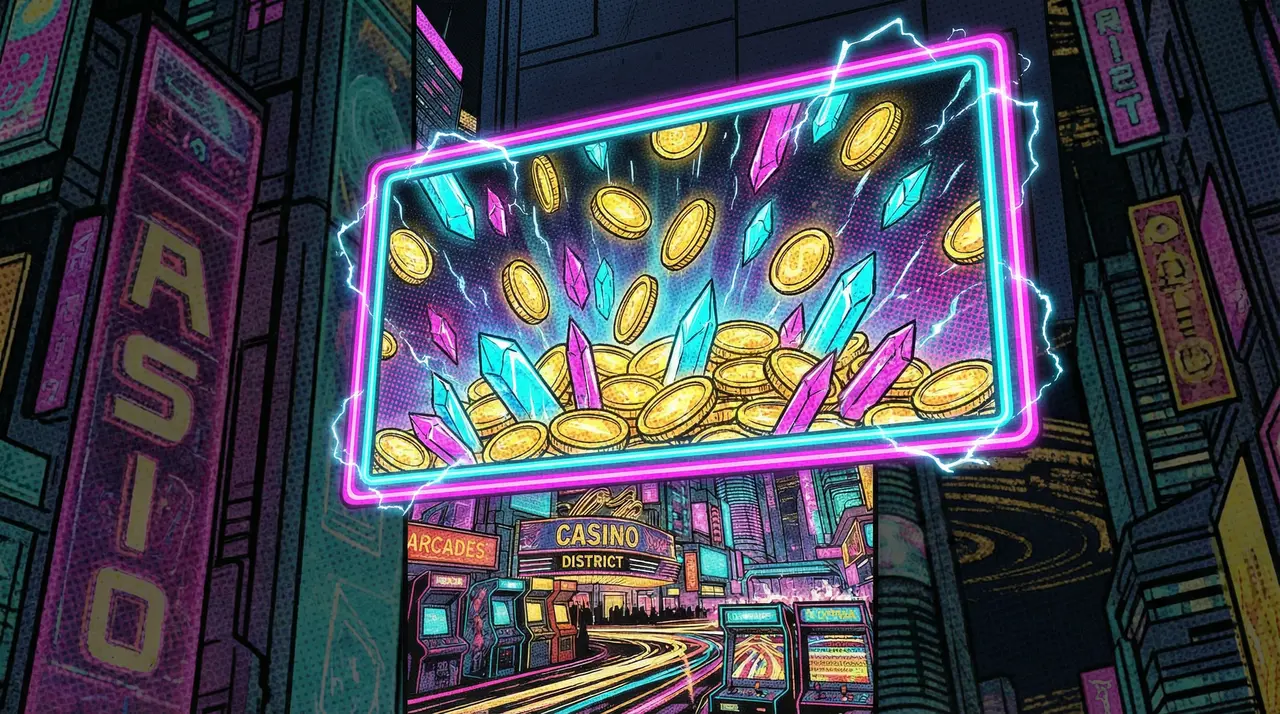 问鼎娱乐 - 首充狂欢夜波普广告牌