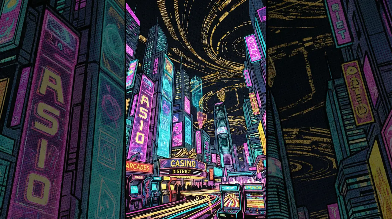 问鼎娱乐 - 赛博不夜城波普艺术全景